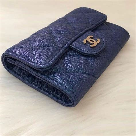 19s chanel blue flap|chanel 19 small flap wallet.